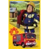 Puzzle - 3x50 - Fireman Sam Feuerwache Besatzung