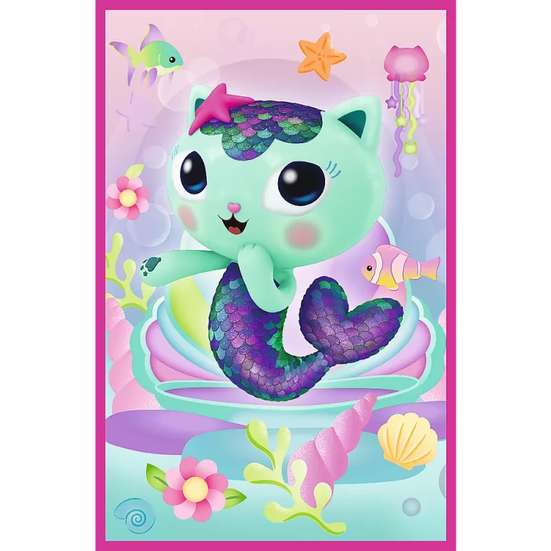 Puzzle 3x50 - Meet Gabby and the Gabbys Dollhouse Trefl 34876