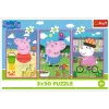 Puzzle - 3x50 - The Power of Friendship / Peppa Pig Mix 70% 34877