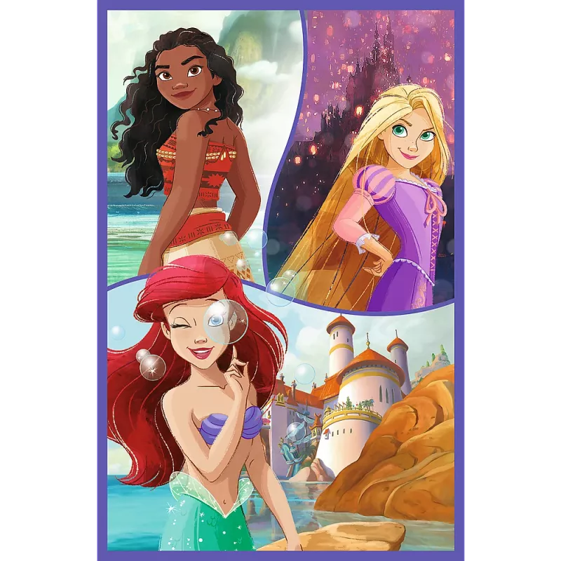 Puzzle TREFL - 3x80 - Amigas princesas - Disney Princess Trefl 34884