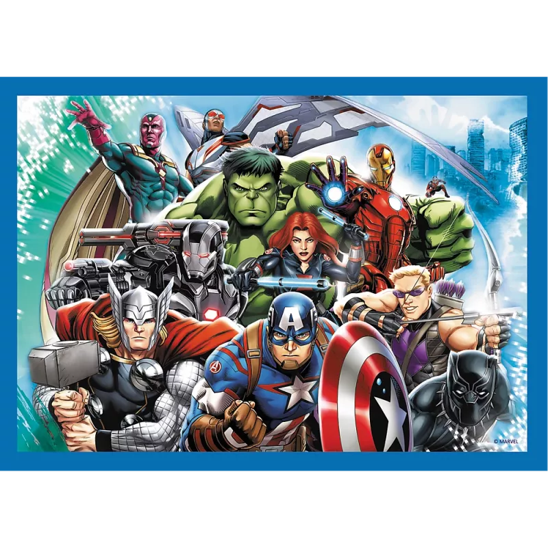 TREFL PUZZLE Puzzle 4 em 1 Brave Avengers 26006