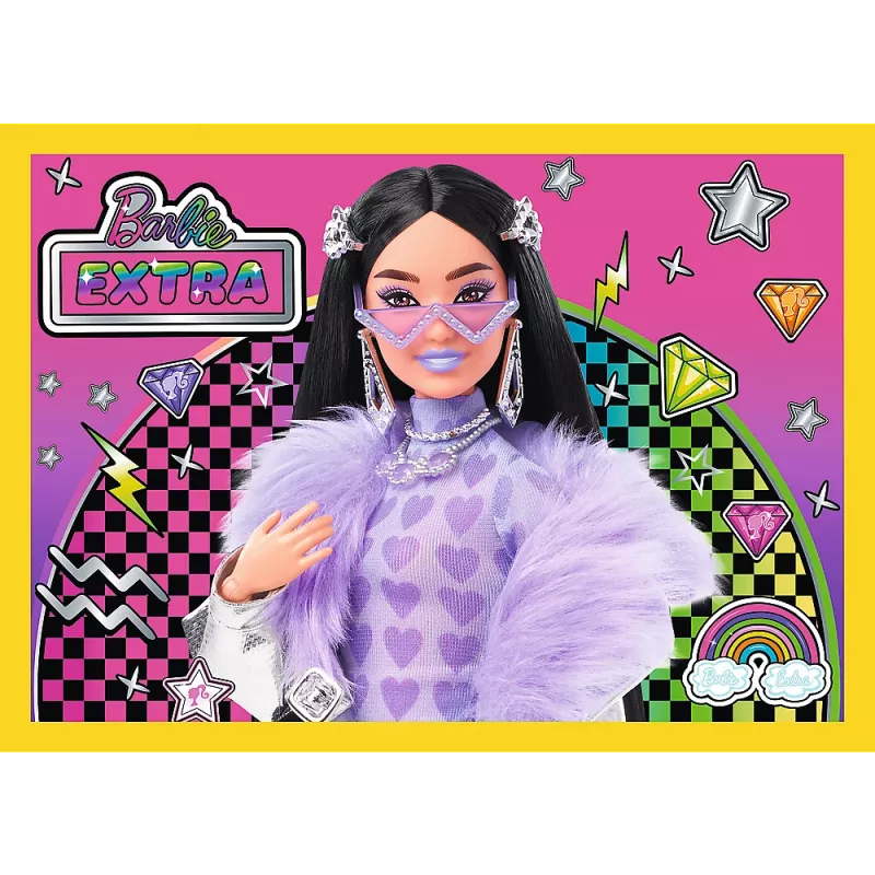 TREFL PUZZLE Puzzle - 4 em 1 - Happy World of Barbie Trefl 34626