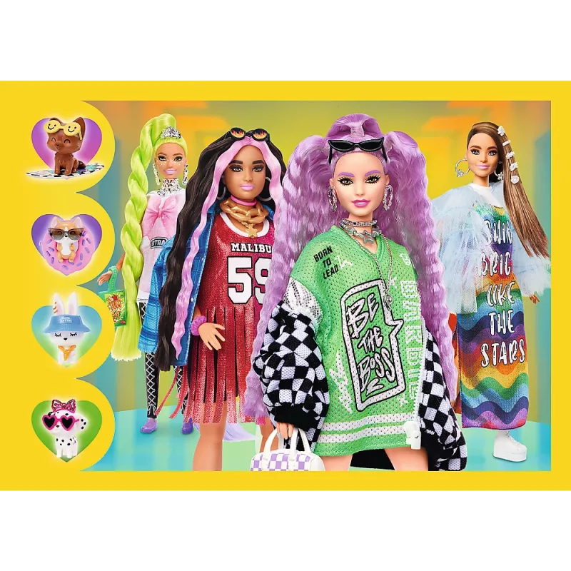 TREFL PUZZLE Puzzle - 4 em 1 - Happy World of Barbie Trefl 34626