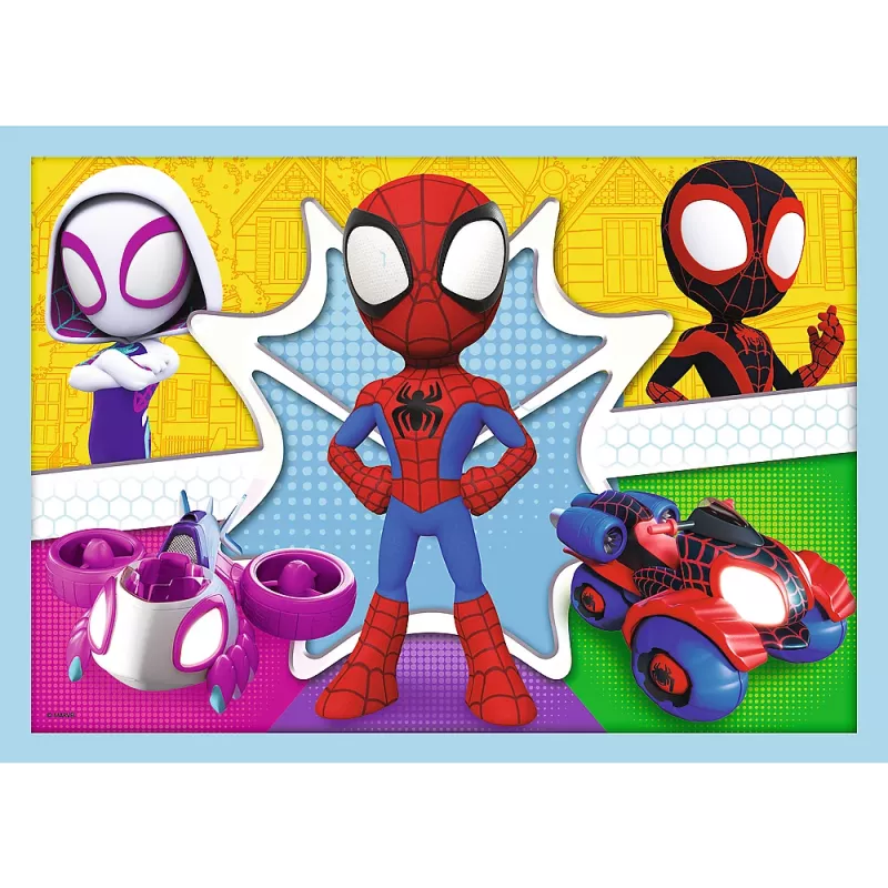 TREFL PUZZLE Puzzle - 4em1 (12, 15, 20, 24) - Ekipa Spidaya 34611