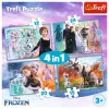 TREFL PUZZLE Puzzle - 4em1 (12, 15, 20, 24) - The Amazing World of Frozen - Trefl 34381