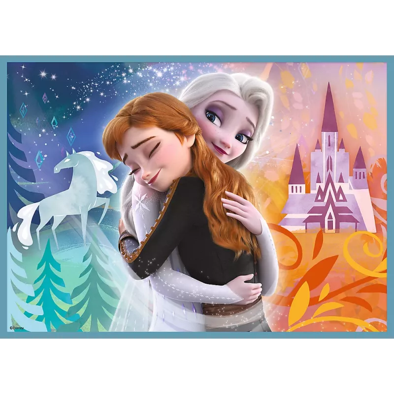 TREFL PUZZLE Puzzle - 4em1 (12, 15, 20, 24) - The Amazing World of Frozen - Trefl 34381