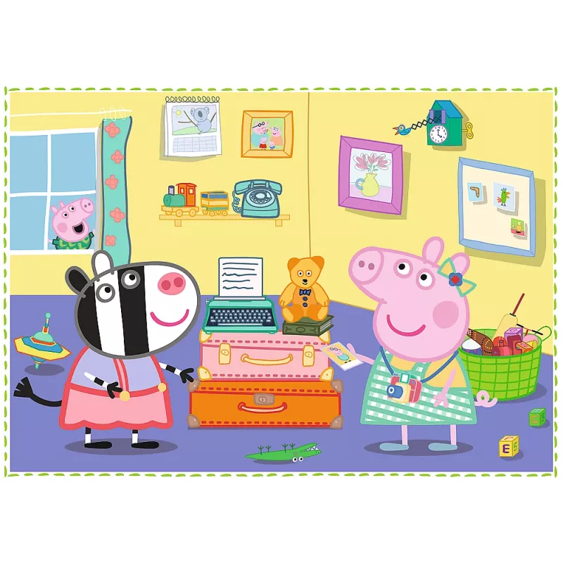 TREFL PUZZLE Puzzle 4em1 Holiday Memories Peppa Pig 34359