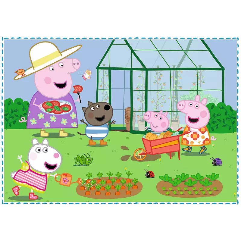 TREFL PUZZLE Puzzle 4em1 Holiday Memories Peppa Pig 34359