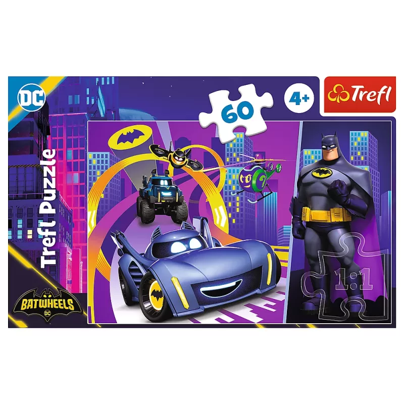 TREFL PUZZLE Puzzle - 60 - Batman e os seus veículos