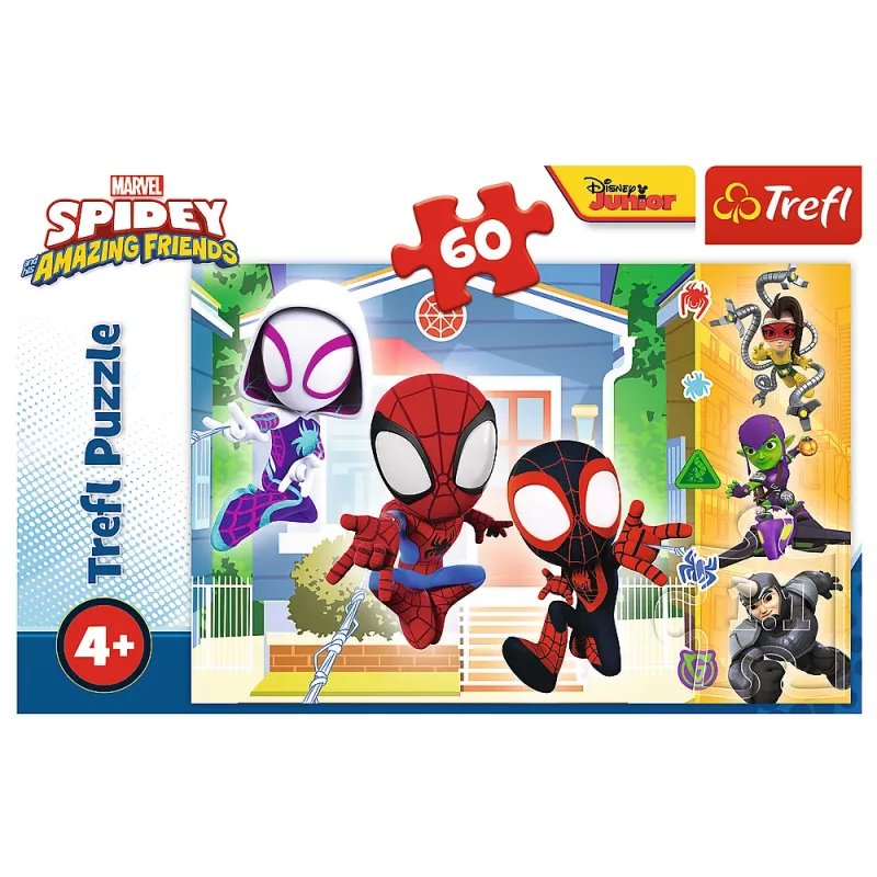 TREFL PUZZLE Puzzle - 60 - No mundo do Spidey Trefl 17371