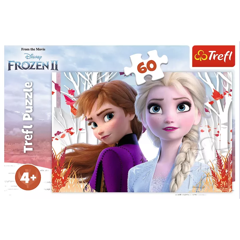 TREFL PUZZLE Puzzle 60 O mundo mágico de Anna e Elsa
