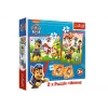TREFL PUZZLE Puzzle + Memos 2 em 1 Paw Patrol Dog Team in Action
