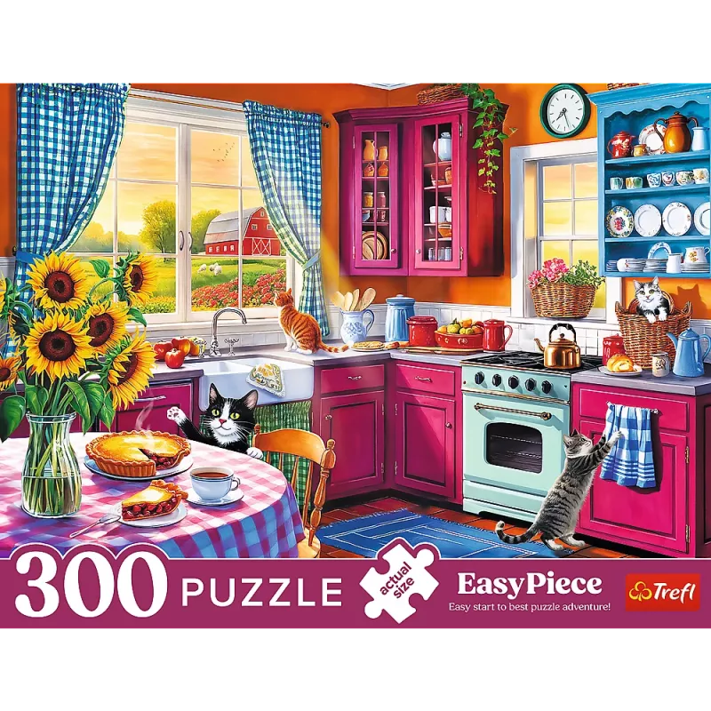 TREFL PUZZLE Puzzles - 300 Easy Piece - Manhã na cozinha FSC Mix 70% 23102