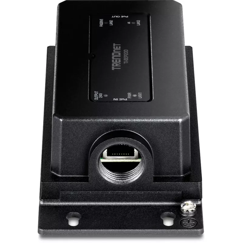TRENDnet Extensor PoE+ Industrial Ativo/Passivo Gigabit de 2 portas