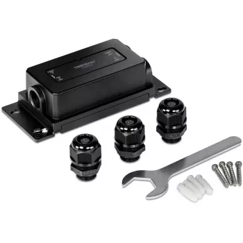 TRENDnet Extensor PoE+ Industrial Ativo/Passivo Gigabit de 2 portas