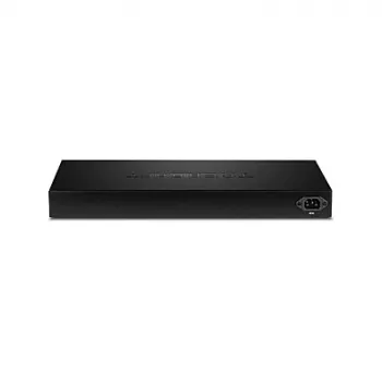 TRENDnet TPE-204US switch Gigabit Web Smart UPoE 20 portas, orçamento PoE 370W, 8 portas UPoE, montagem em rack 19 polegadas