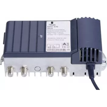TRIAX GHV 530 BK Amplificador de entrada de casa 20 dB ganho direto para GHV 30E 323142