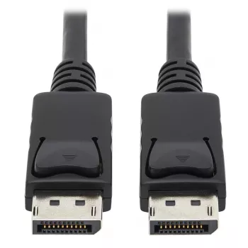 Tripp Lite Series cabo DisplayPort com fichas de bloqueio, 4K 60 Hz (M/M), preto, 1,8 m
