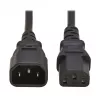 Cabo de alimentação Tripp PDU C13 para C14 10A 250V H05VV-F 2m (6.6ft) preto