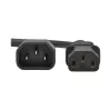 Cabo de alimentação Tripp PDU C13 para C14 10A 250V H05VV-F 2m (6.6ft) preto