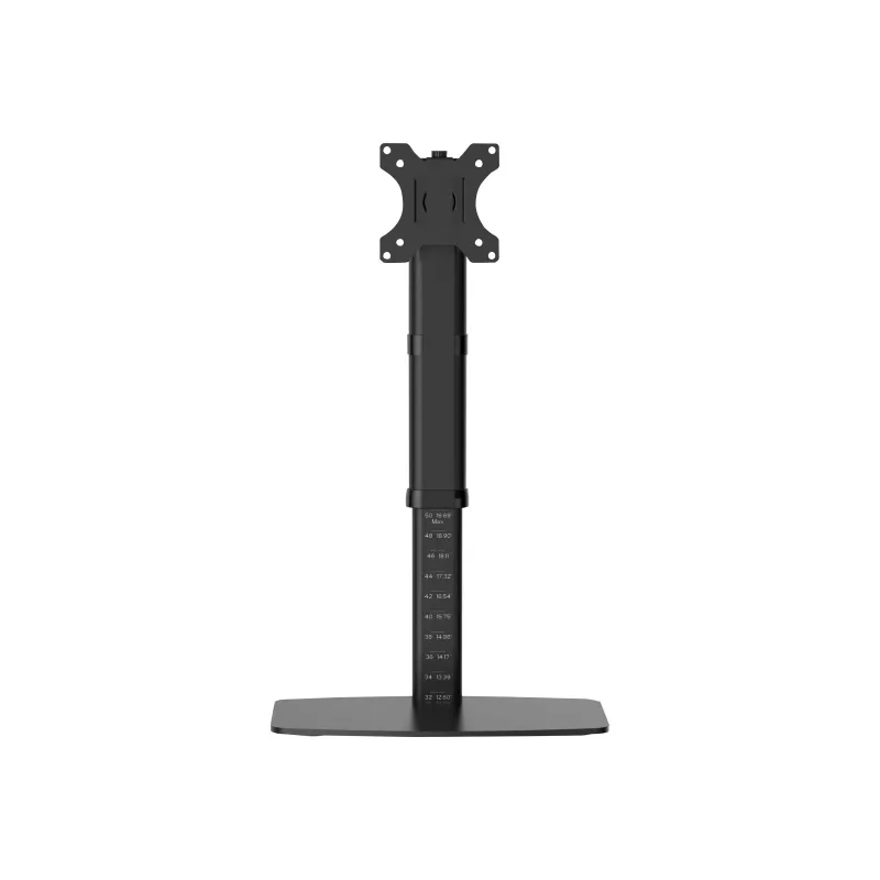 Suporte de monitor Tripp para um ecrã - altura ajustável, monitores de 17 a 27 polegadas - conjunto de montagem - para monitor - aço - preto - tamanho do ecrã: 43,2-68,6 cm (17-27)
