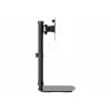 Suporte de monitor Tripp para um ecrã - altura ajustável, monitores de 17 a 27 polegadas - conjunto de montagem - para monitor - aço - preto - tamanho do ecrã: 43,2-68,6 cm (17-27)