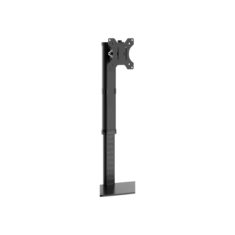 Suporte de monitor Tripp para um ecrã - altura ajustável, monitores de 17 a 27 polegadas - conjunto de montagem - para monitor - aço - preto - tamanho do ecrã: 43,2-68,6 cm (17-27)