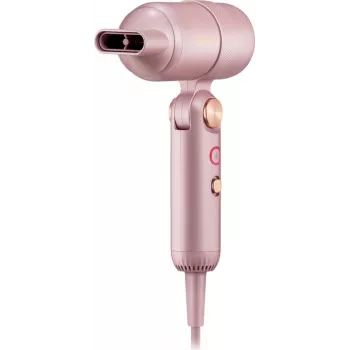 Trisa Ionic-T Blush secador de cabelo rosa 2200 W motor AC tecnologia iónica 3 níveis de calor 2 velocidades Cool Shot concentrador difusor 1066.8712