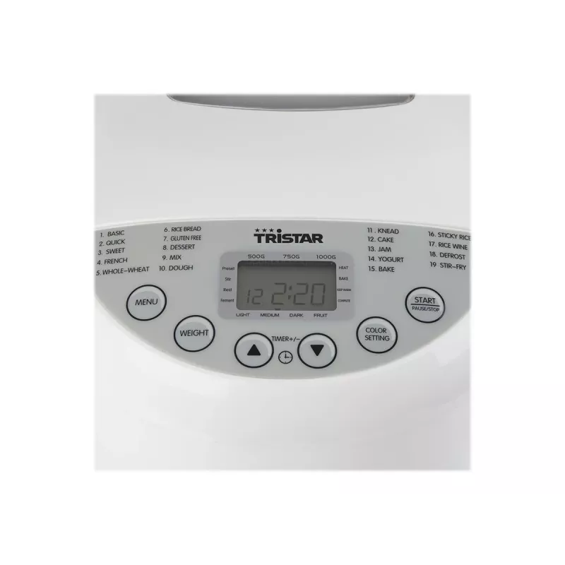 Tristar Máquina de fazer pão, 550W