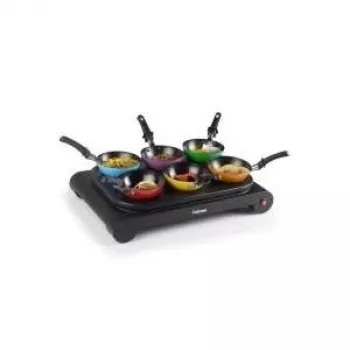 Conjunto de wok Tristar BP-2827 para 6 pessoas – multicolor – 1000 W – cabo de 2 m – 400 mm x 270 mm