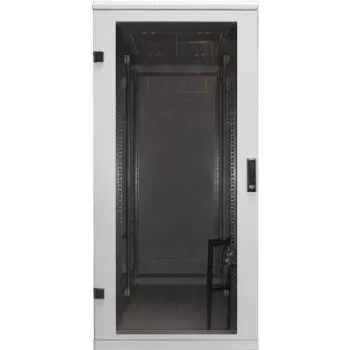 TRITON RMA-32-A66-CAX-N1 armário de rede 19 polegadas 32U 600x600 mm cinzento-claro porta de vidro