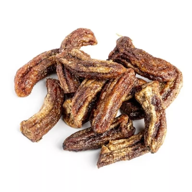 Tropicks Banana seca 100 g – Chips de banana crocantes doces com óleo de coco e mel