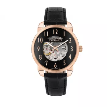 Relógio Trussardi homem T-Evolution quartzo R2421154001 40mm mostrador azul aço inoxidável