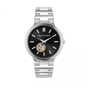 Relógio de homem Trussardi R2423164001 T-Light 41mm aço inoxidável mostrador azul quartzo