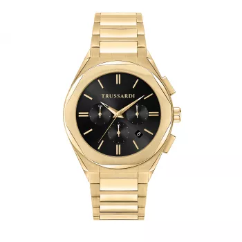 Relógio Trussardi para homem R2453156001 44mm aço inoxidável mostrador azul
