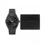 Relógio de homem Trussardi R2453156007 42mm mostrador azul bracelete de pele castanha