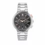 Relógio de homem Trussardi R2453164005 43mm mostrador azul bracelete de pele azul quartzo