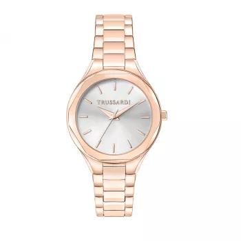 Trussardi T-Light Relógio de Quarzo Mulher R2453157503 32mm Prateado Aço Inoxidável