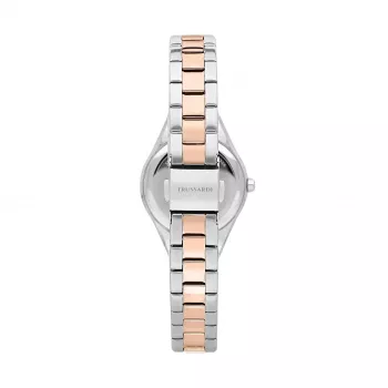 Relógio de mulher Trussardi T-Light R2453157509 30mm prateado aço inoxidável quartzo