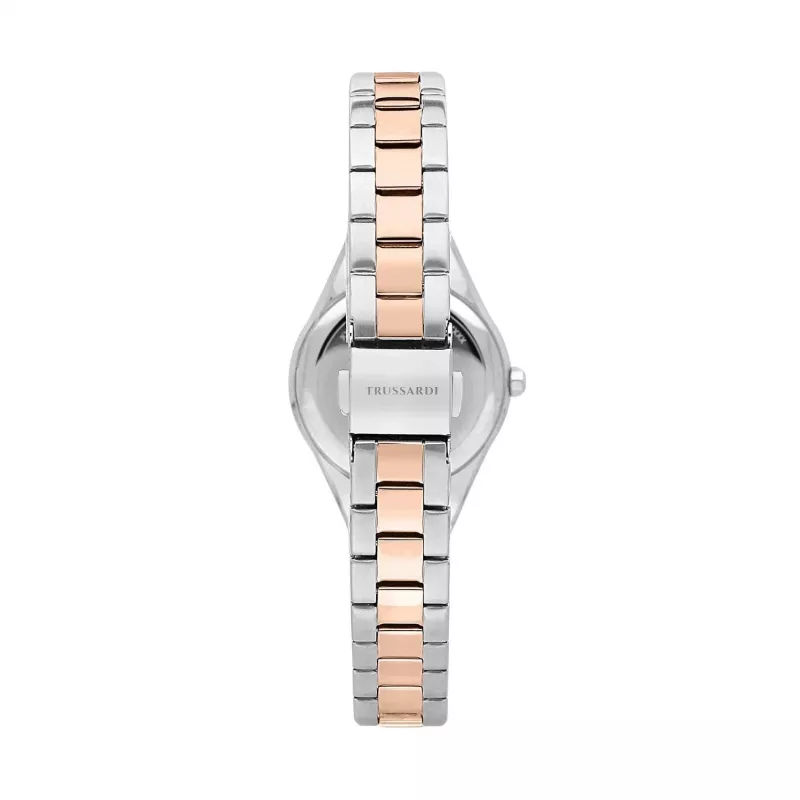 Relógio de mulher Trussardi T-Light R2453157509 30mm prateado aço inoxidável quartzo