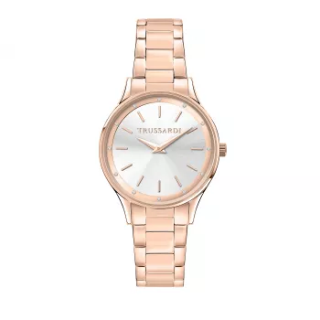 Relógio de quartzo de mulher Trussardi T-Light R2453152510 34 mm malha de aço inoxidável