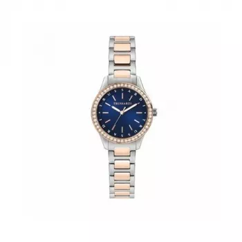 Relógio de quartzo para mulher Trussardi R2453151507 30mm prateado de aço inoxidável