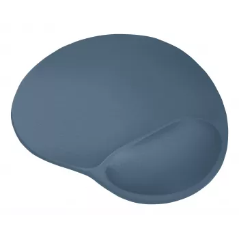 Trust BigFoot Tapete de rato com apoio de pulso em gel, Steel Blue