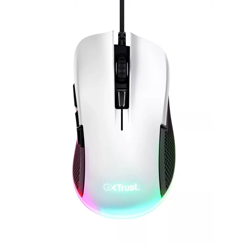 Rato gaming ótico USB Trust GXT 922W Ybar, 6400 DPI, RGB, preto