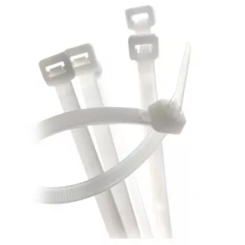 Abraçadeiras de nylon brancas TRYTYT GT-200MC 200 mm x 2,5 mm – pack de 100