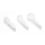 TRYTYT UWO-10 clipes redondos para cabos, pack de 100, branco, 10 mm máx., fixação por prego, PP com prego de aço zincado