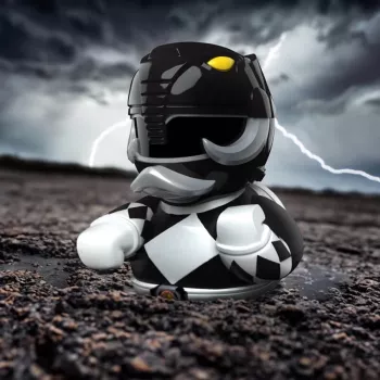 Pato de coleção TUBBZ - Power Rangers Black Ranger 9cm
