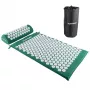 Tunturi conjunto de tapete e almofada de acupressão, verde