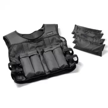 Tunturi colete de pesos ajustável 10 kg (preto, unissexo)
