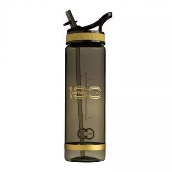 Tunturi Centuri Deluxe Garrafa de água com palhinha, 700 ml, castanho